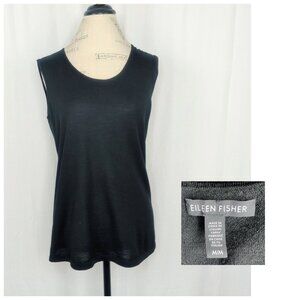 Eileen Fisher Black Top Medium Sleeveless
